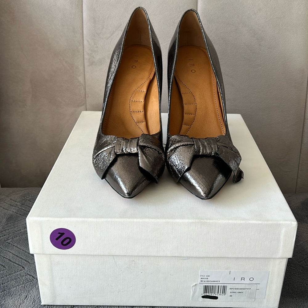 Steel Grey IRO heels